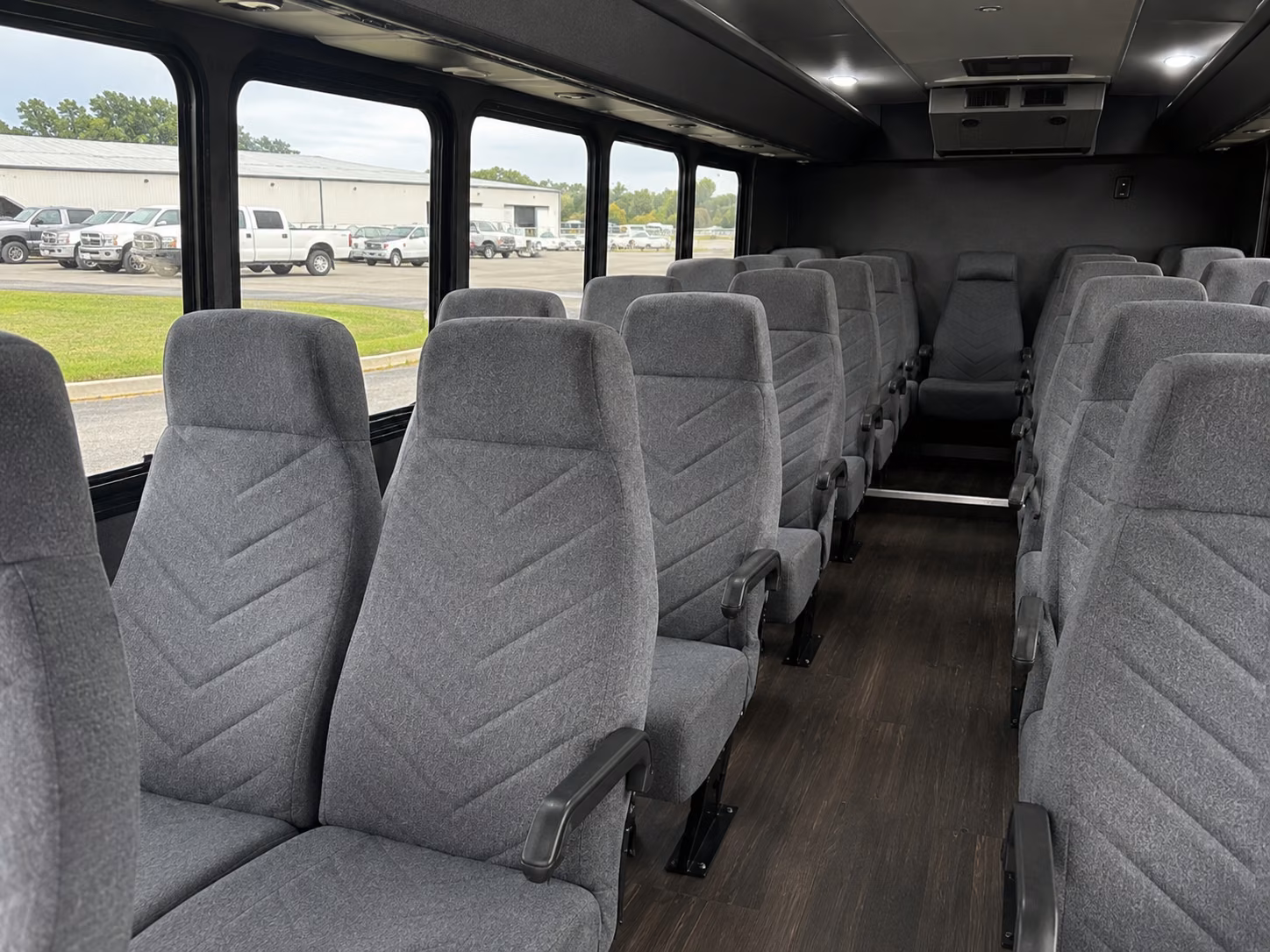 fremont 15 passenger minibus inside