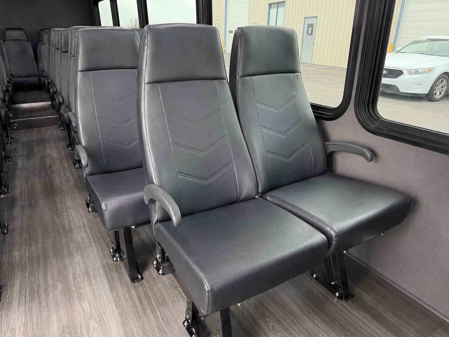 fremont 18 passenger minibus interior