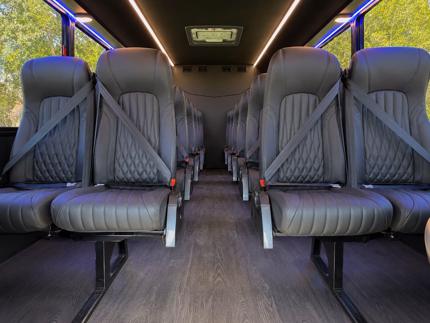 fremont 20 passenger minibus inside