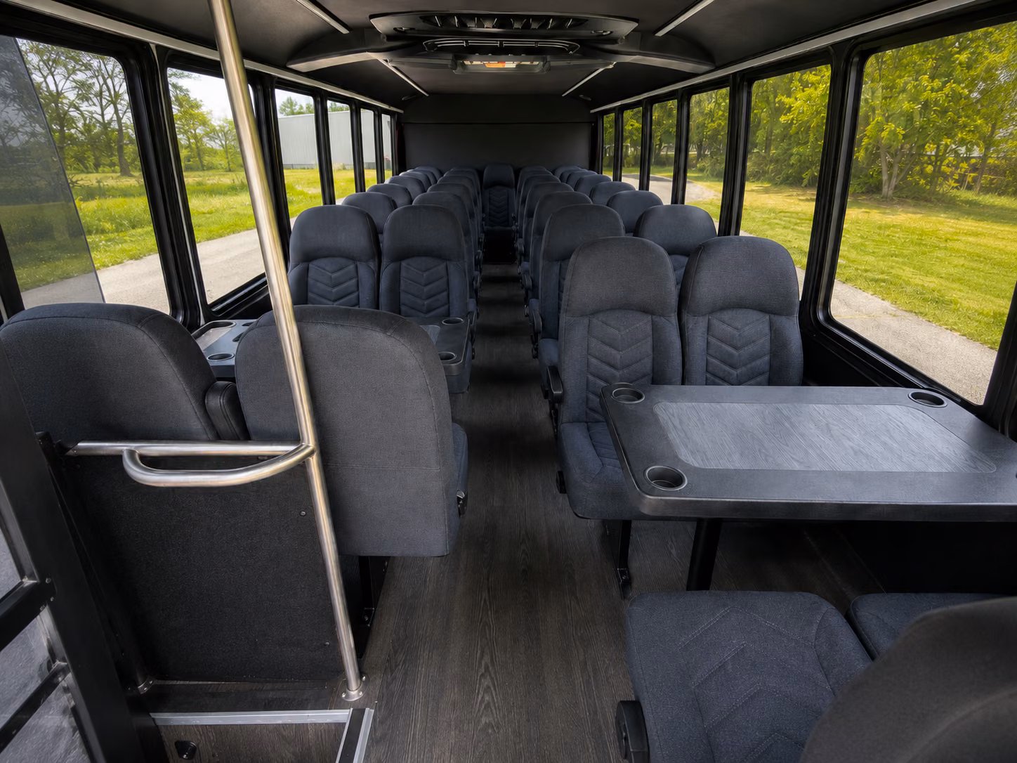 fremont 20 passenger minibus interior