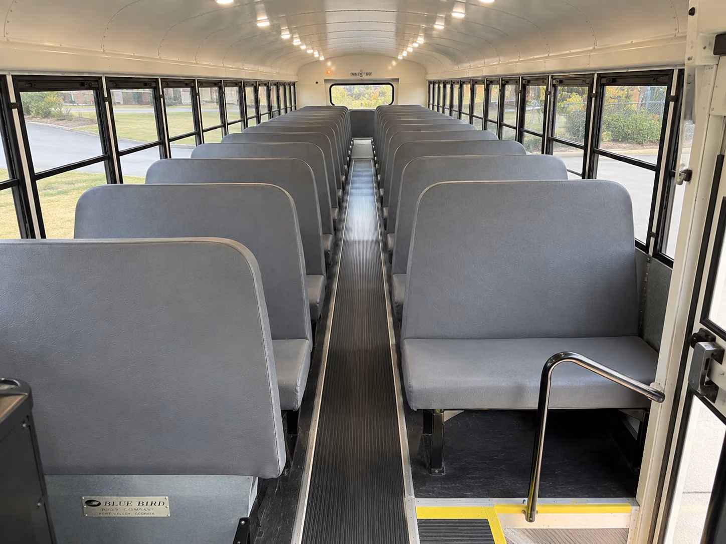 fremont school bus inside