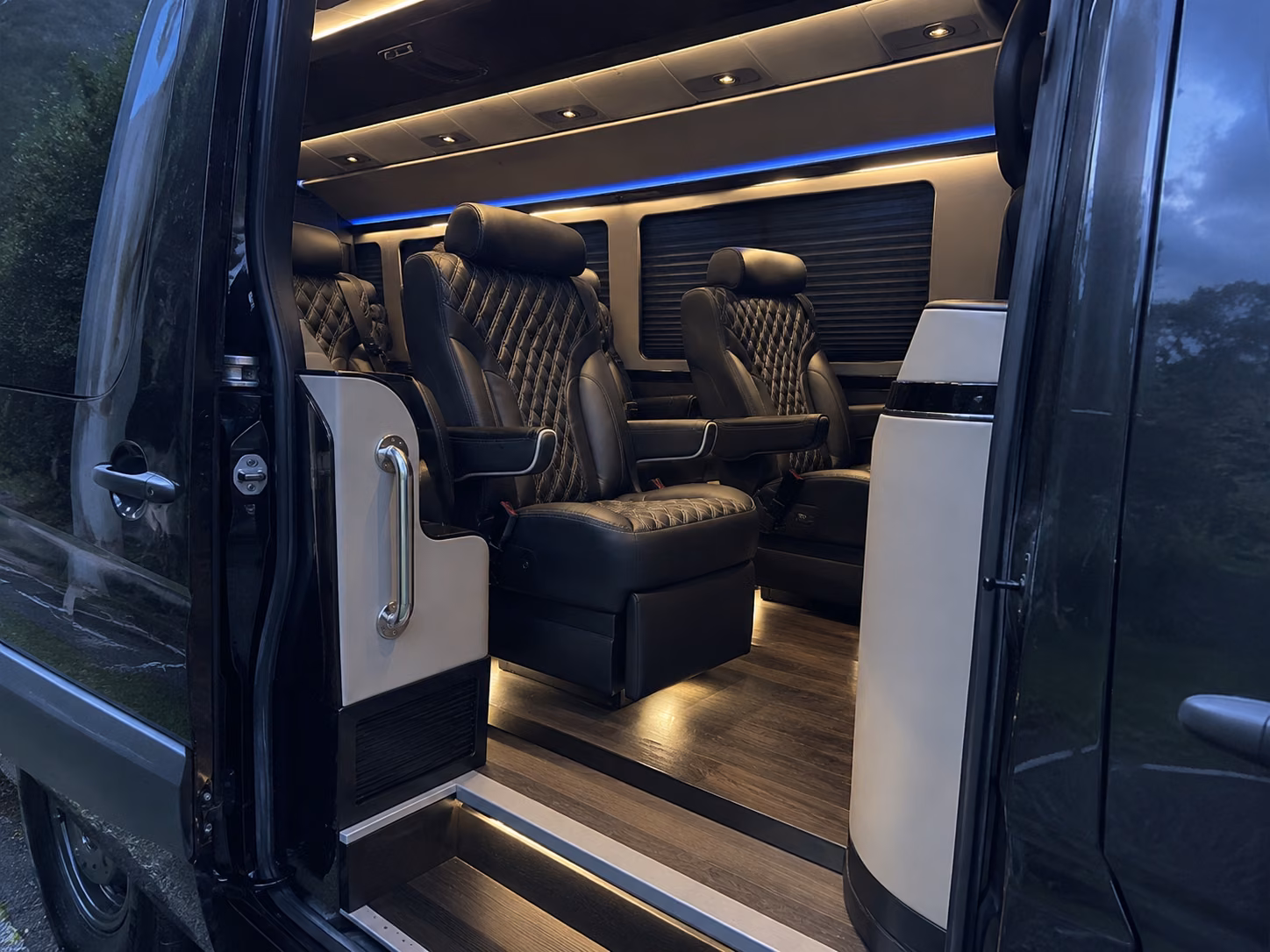 fremont sprinter van with driver interior
